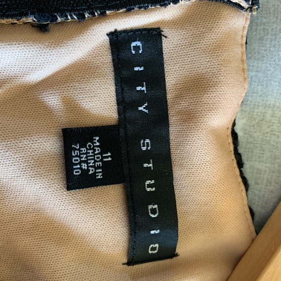 Sequined Lace Fit & Flare Dress from City Studios - Picture 5 of 7